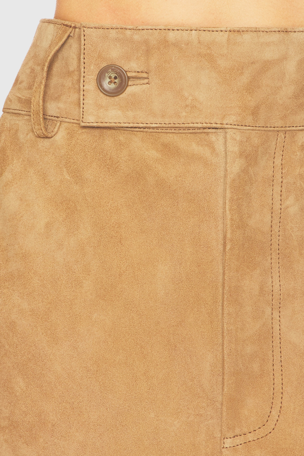 Tekoa Suede Midi Skirt