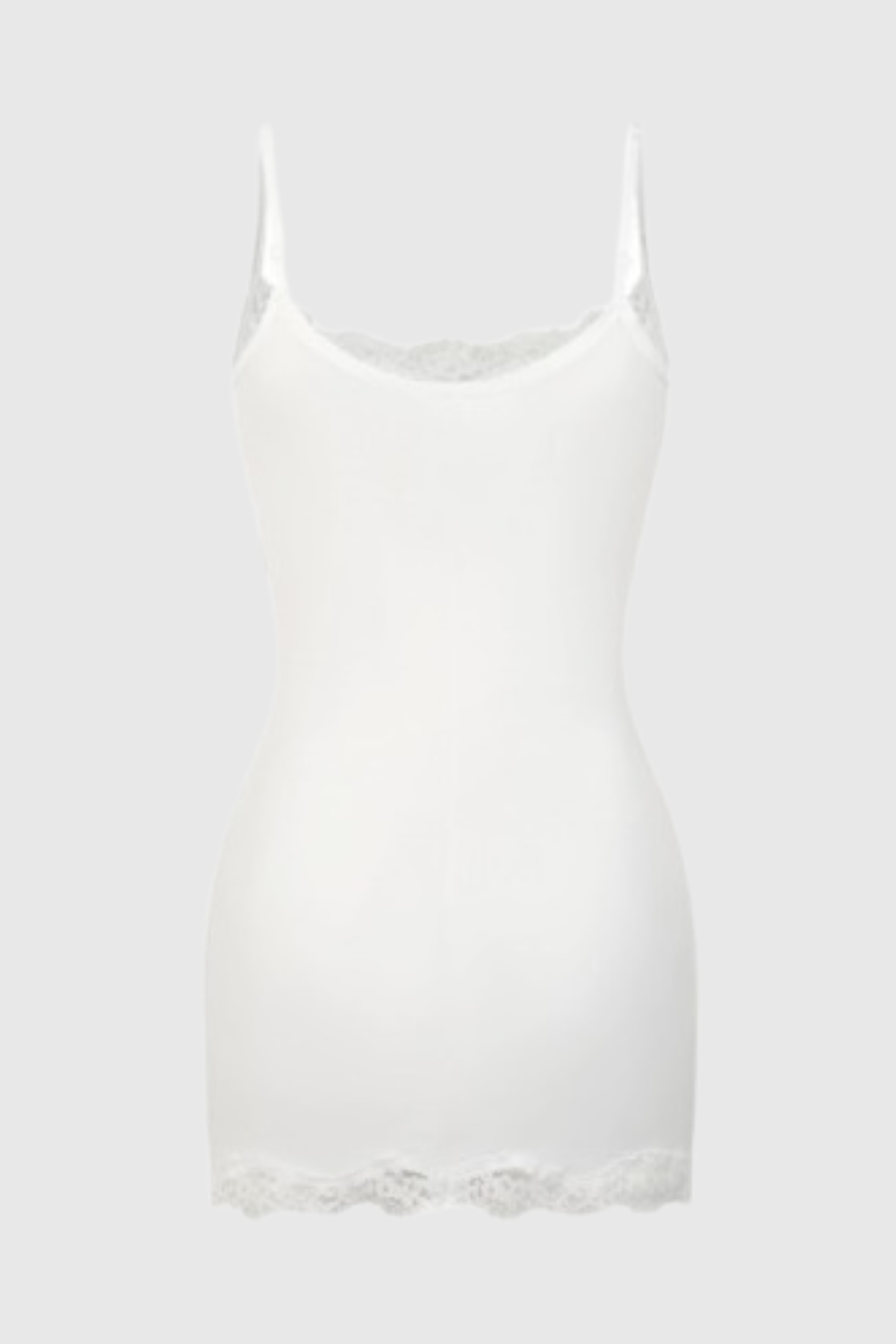 Trista Lace Mini Dress - White