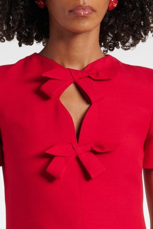 Tynan Bow-detail Mini Dress