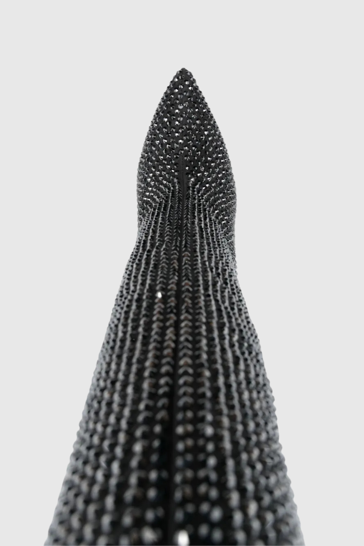 Verese Crystal Embellished Stiletto Boots - Black