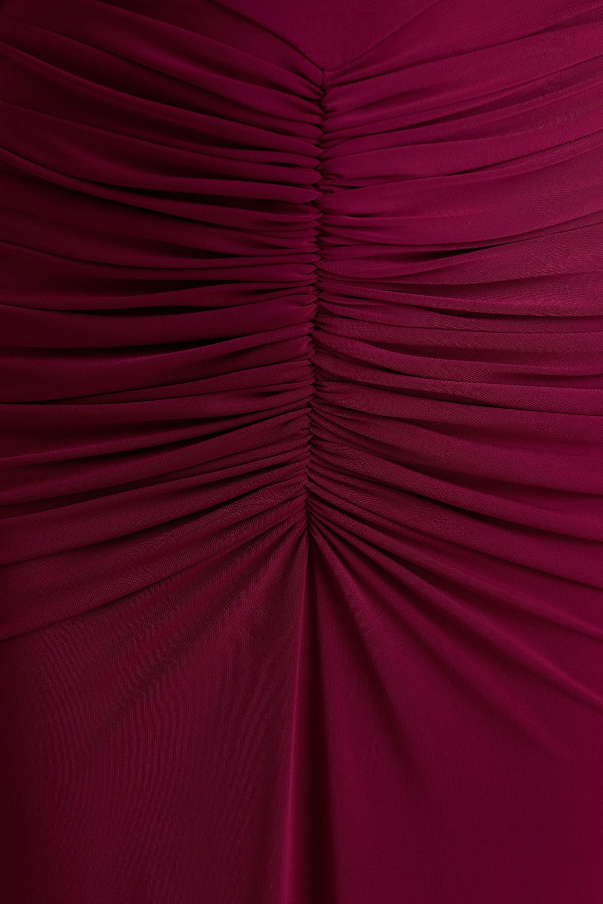 Vilma Cape Sleeves Ruched Maxi Dress - Purple