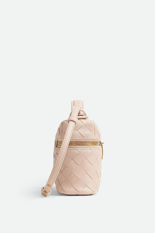 Yaritza Woven Clutch Bag - Pink