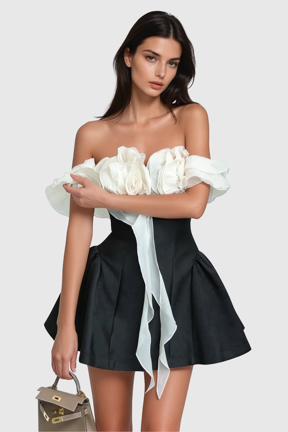 Ziaya Floral Off Shoulder Mini Dress