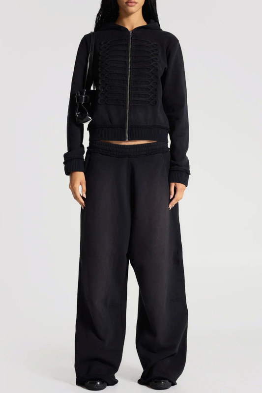 Zmma Military Hoodie - Black