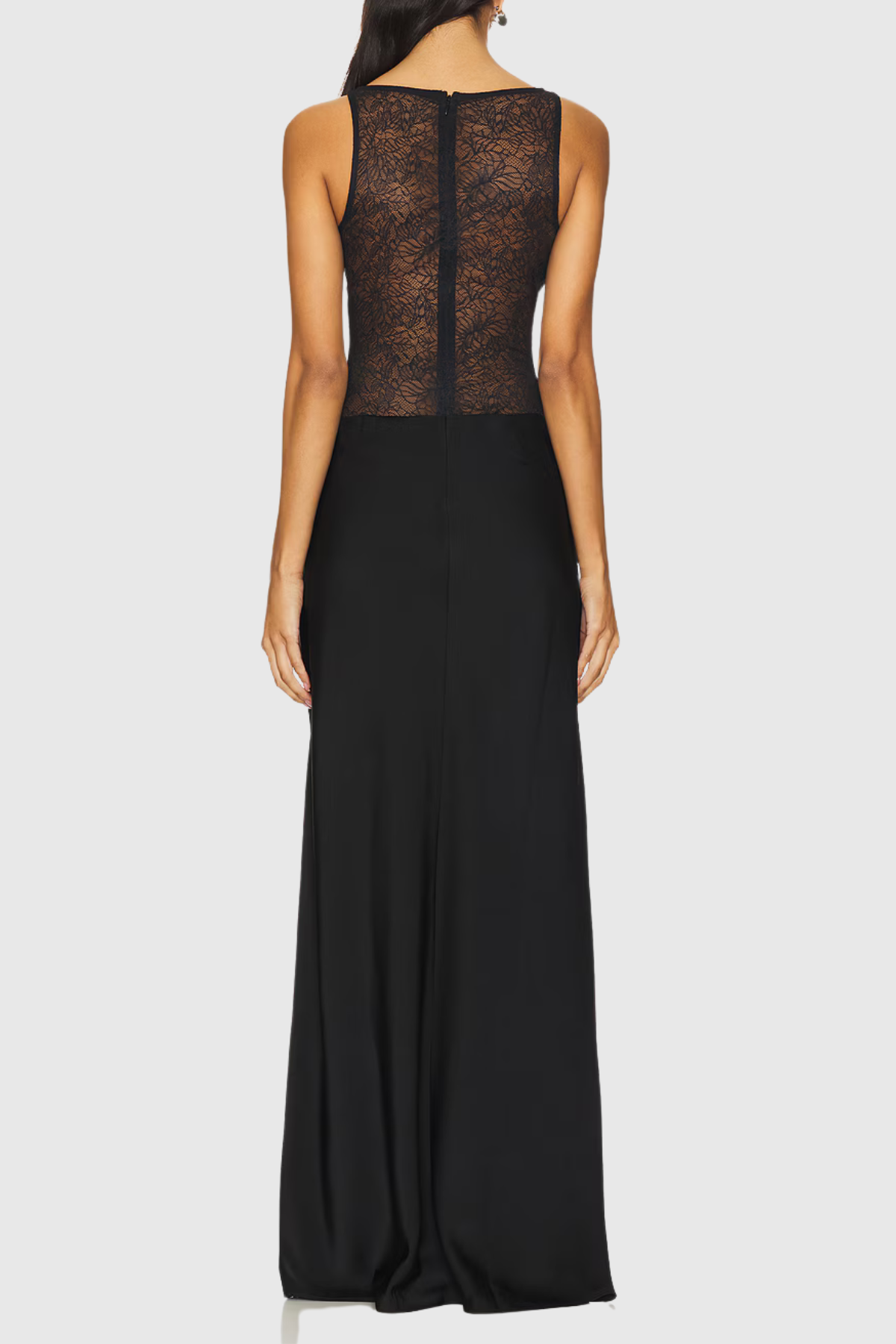 Zosia Floral Lace Sleeveless Maxi Dress