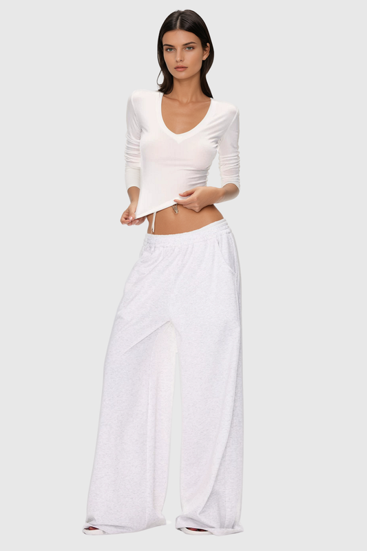 Zrina V-neck Top - White
