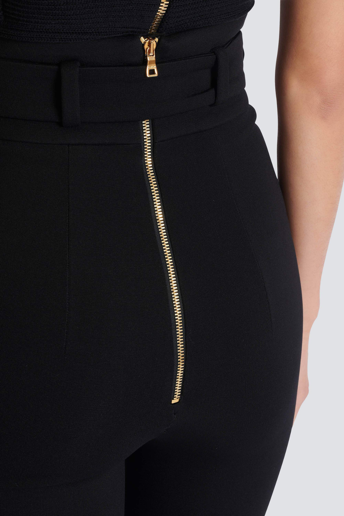 Zuko Gold Belted Leggings - Black