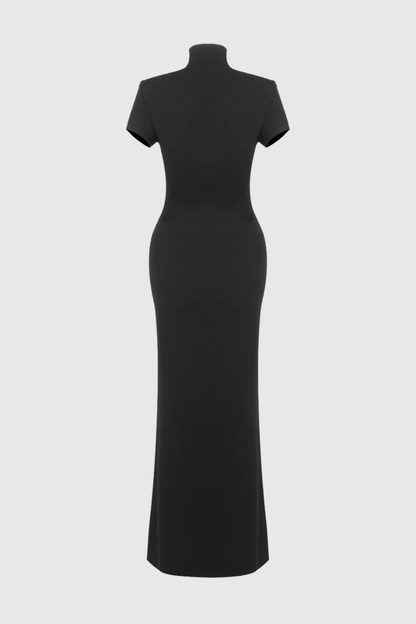 Marleig Cutout Slit Maxi Dress