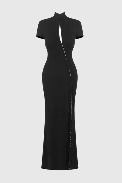 Marleig Cutout Slit Maxi Dress