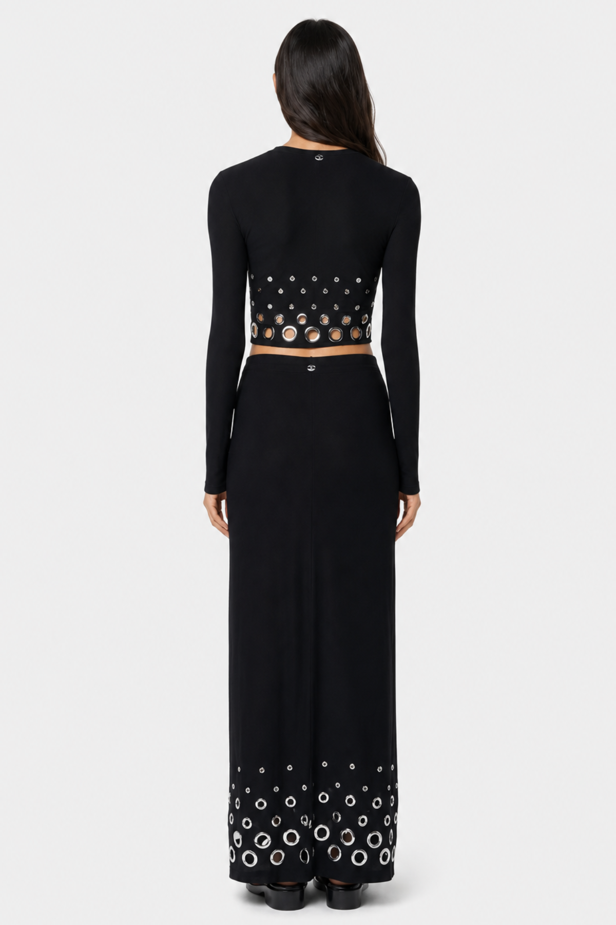 Aalto Metal Eyelets Top & Maxi Skirt Set