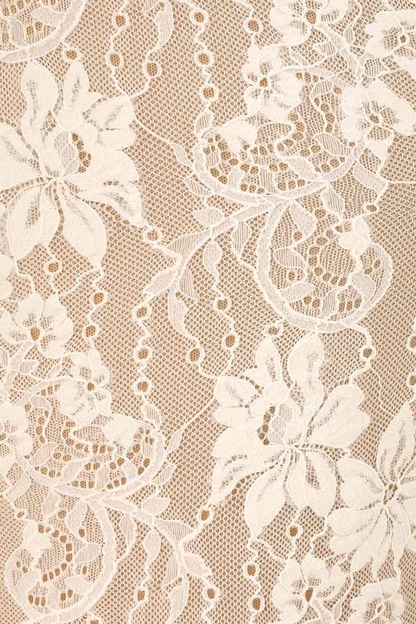 Abdala Lace Bodysuit - Beige