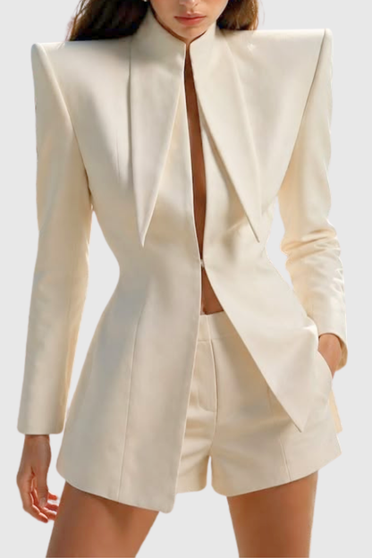 Abrazs Cutout Jacket - White