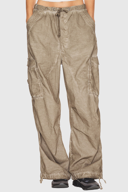 Ahmed Oil Wash Parachute Pants
