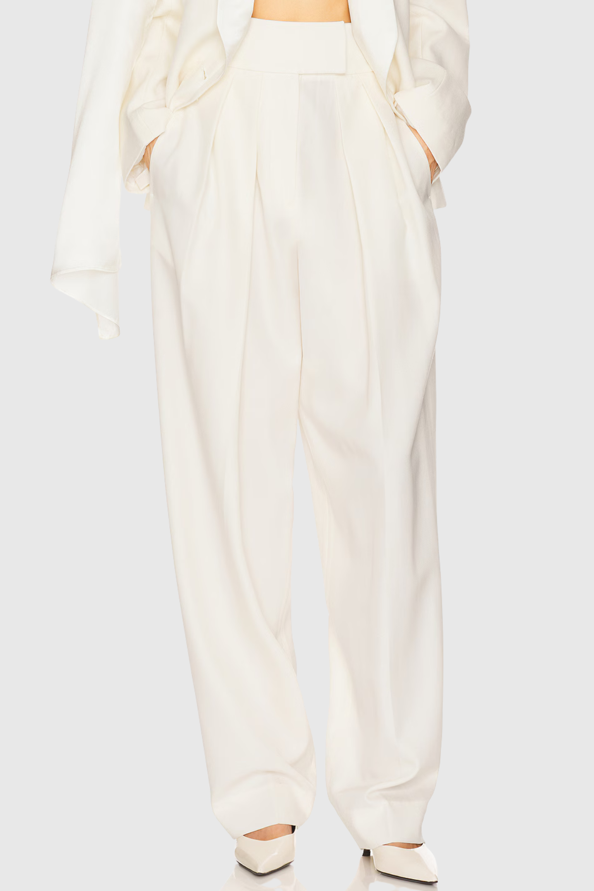 Aibson Waist Pleated Trousers