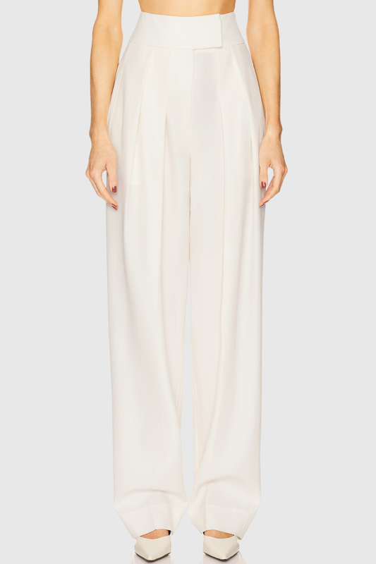Aibson Waist Pleated Trousers