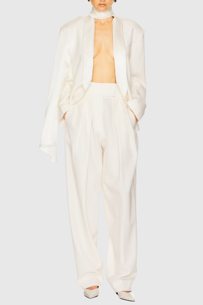 Aibson Waist Pleated Trousers