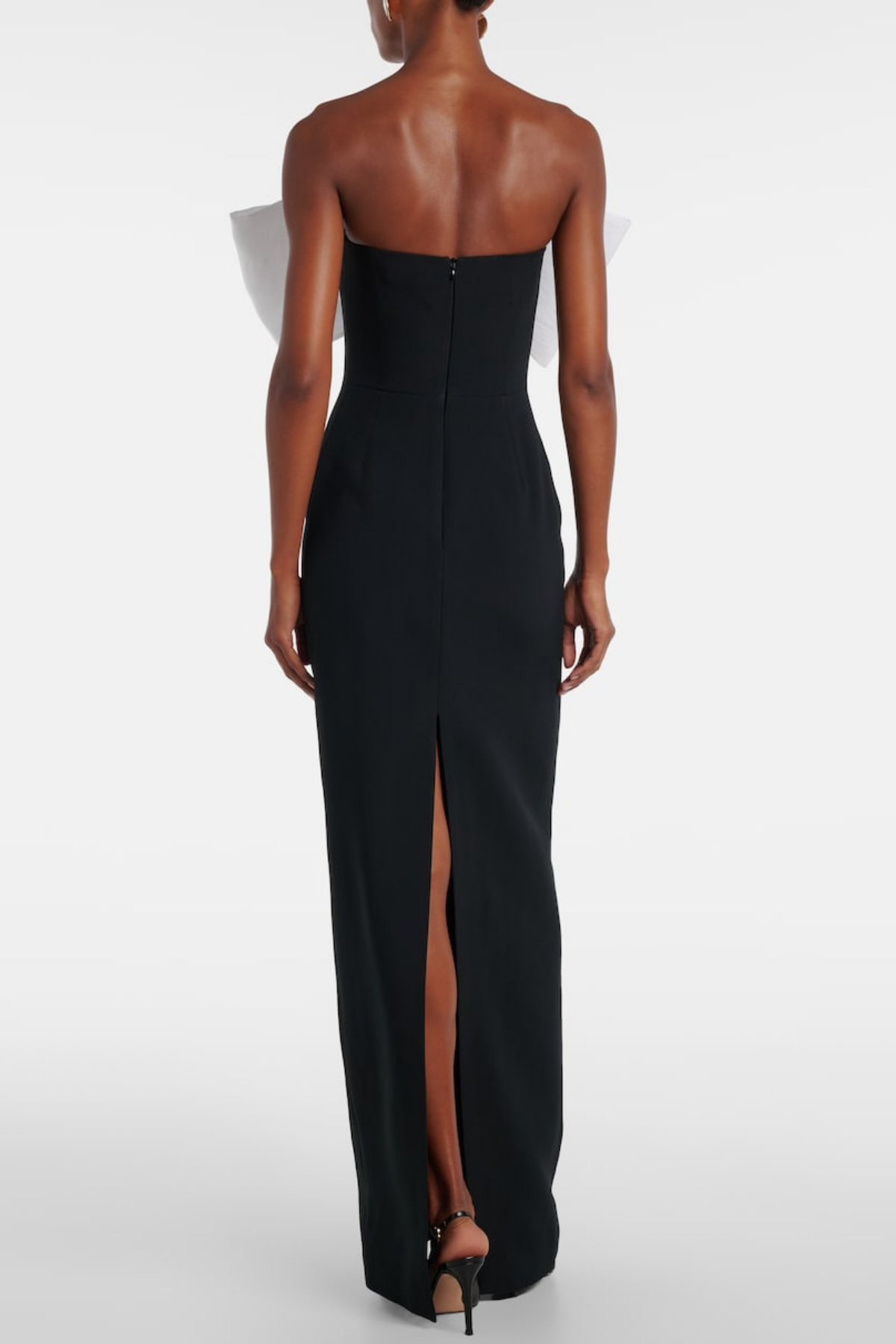 Malsia Bow Strapless Maxi Dress
