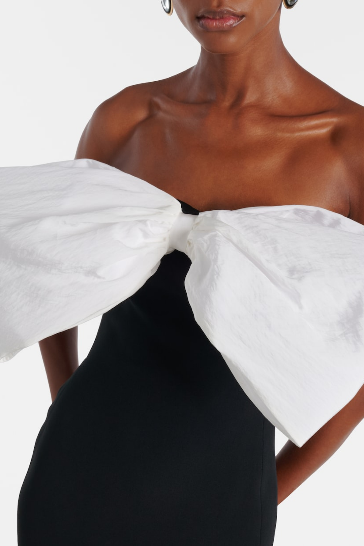 Malsia Bow Strapless Maxi Dress