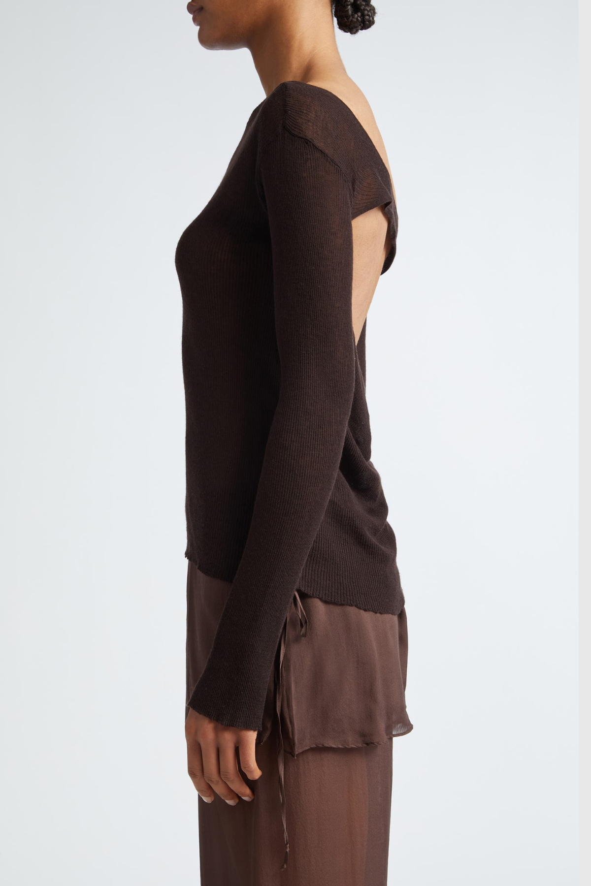 Akila Off Shoulder Rib Top