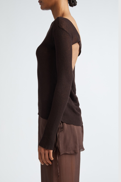 Akila Off Shoulder Rib Top