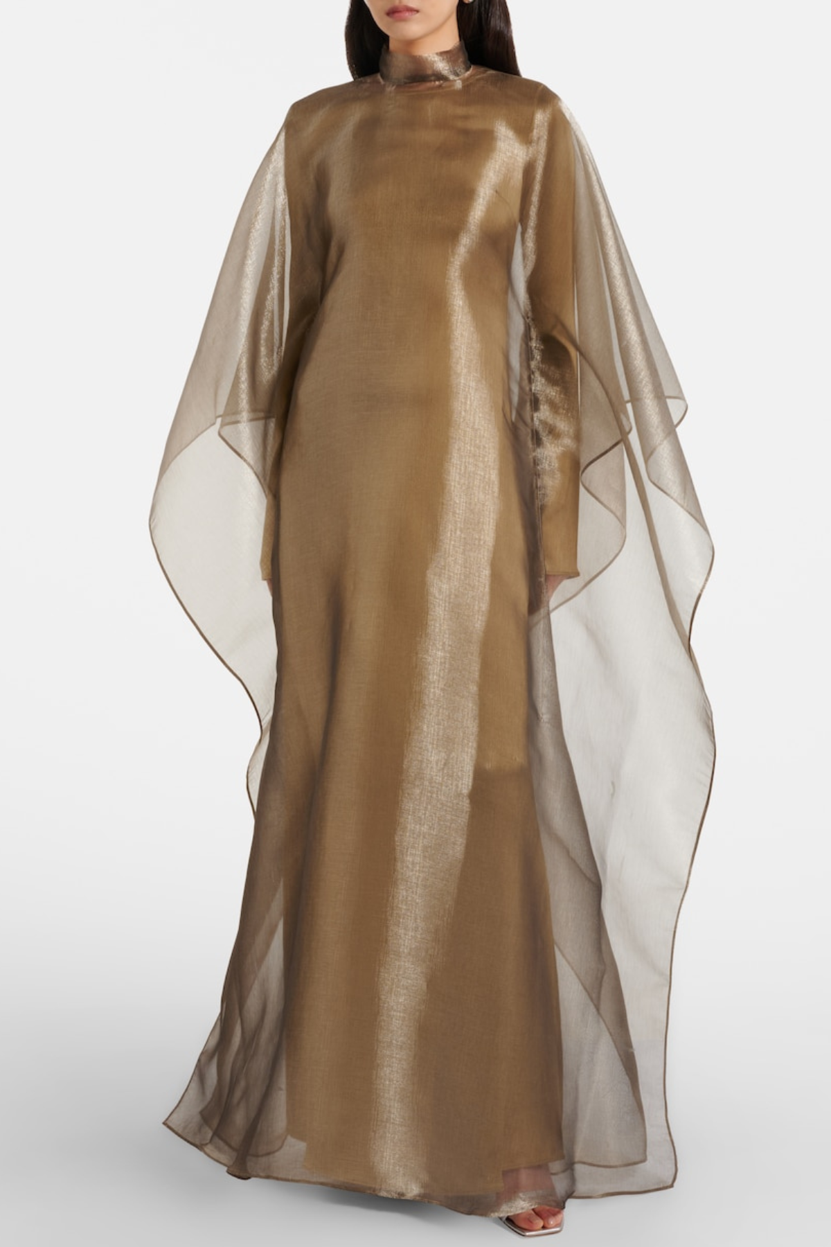 Akirare Glossy Layer Maxi Dress