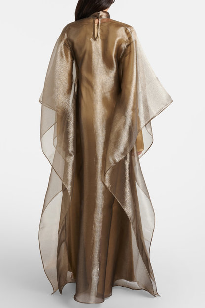 Akirare Glossy Layer Maxi Dress