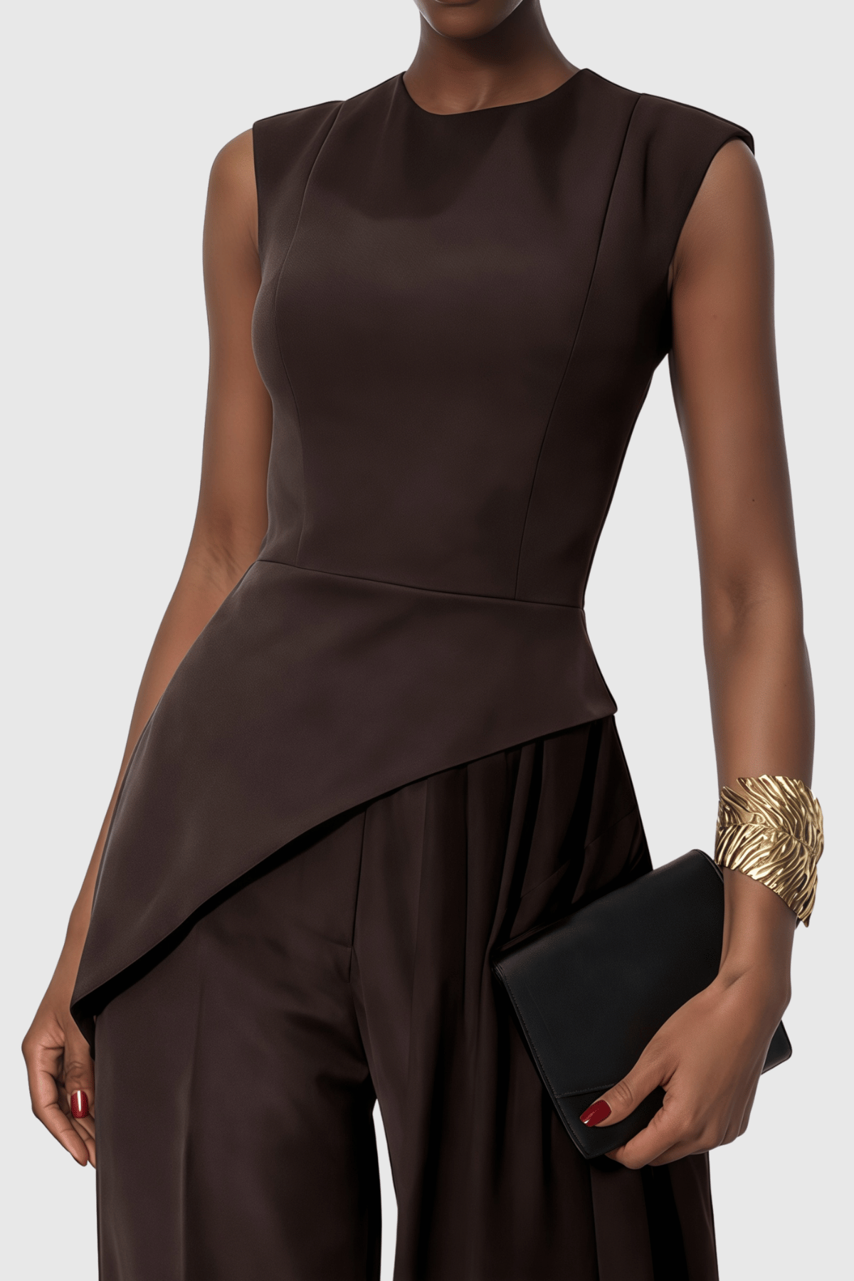 Alaric Asymmetrical Top & Trousers Set
