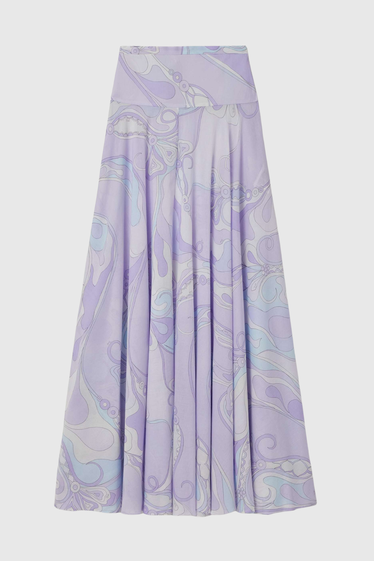 Alixza Print Shirt & Maxi Skirt Set