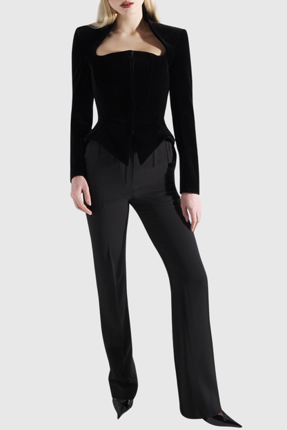 Allen Velvet Corset Jacket