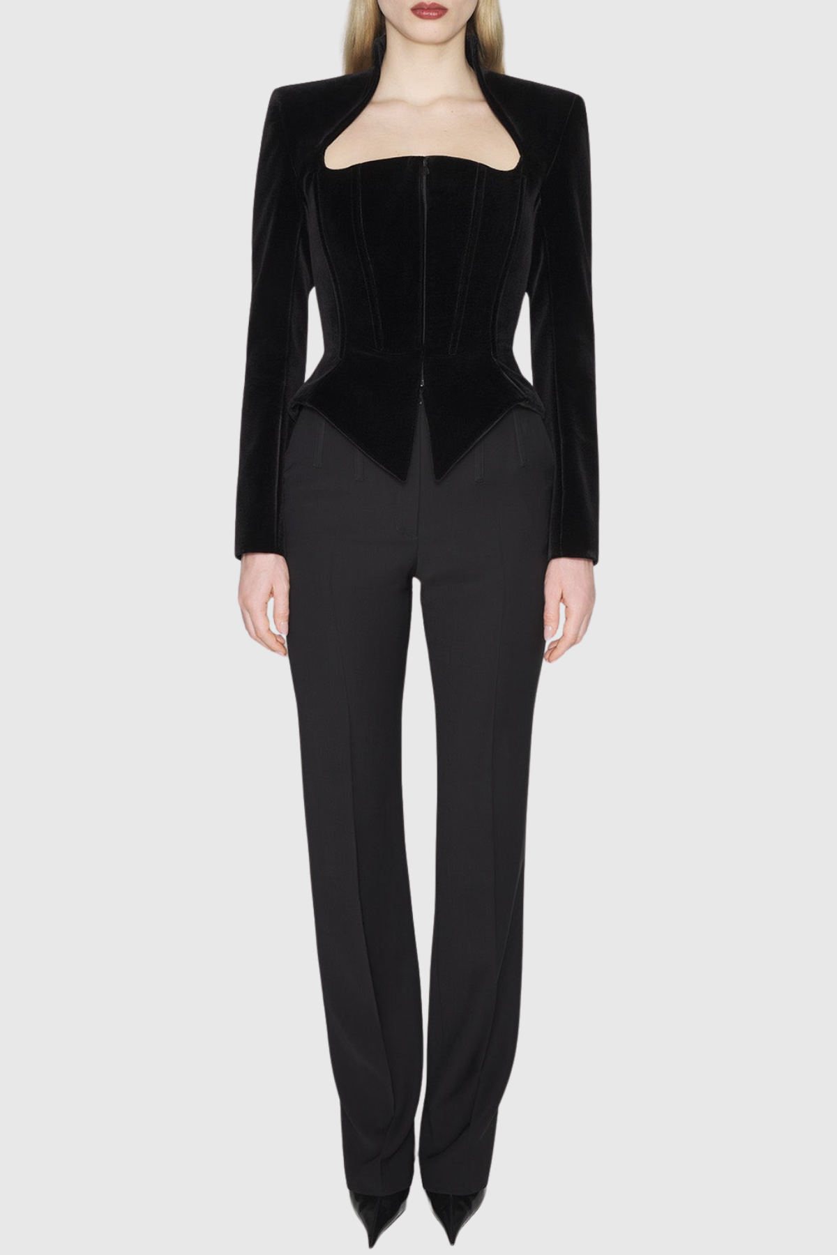 Allen Velvet Corset Jacket