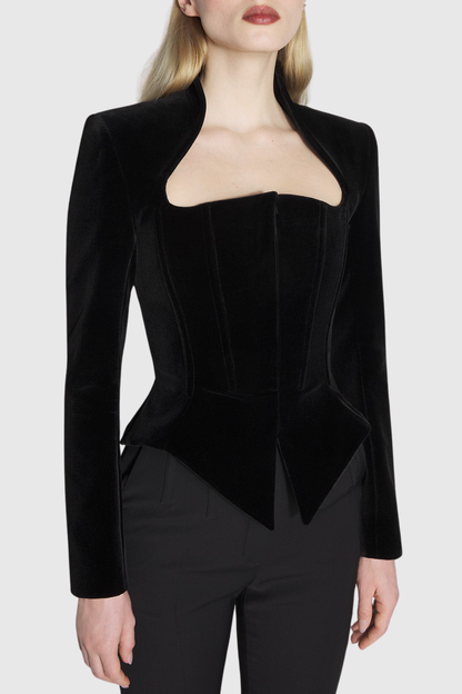 Allen Velvet Corset Jacket
