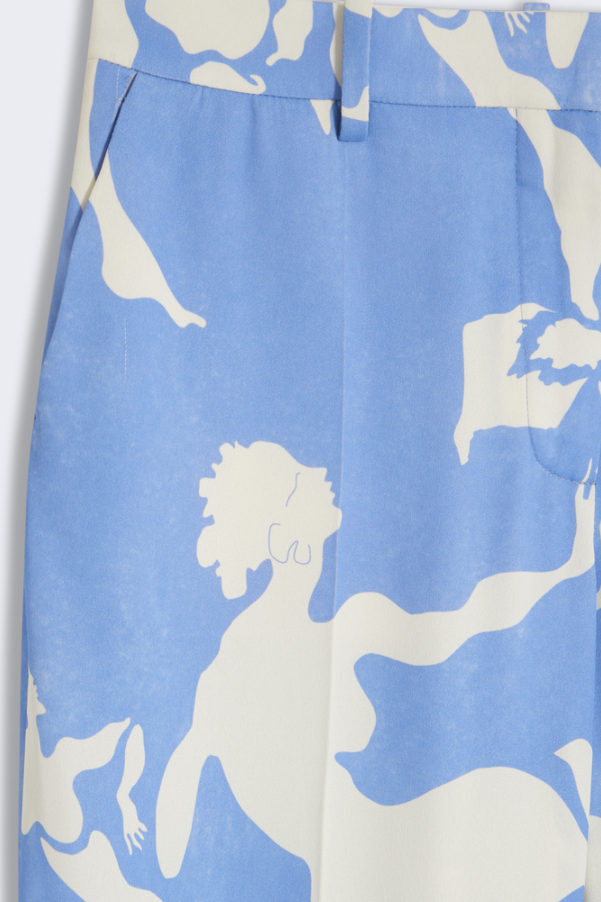 Allisa Print Padlock Blazer - Blue