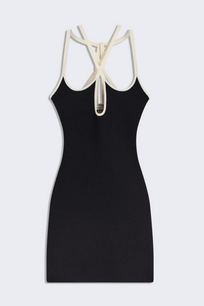 Alreem Cutout Mini Bandage Dress