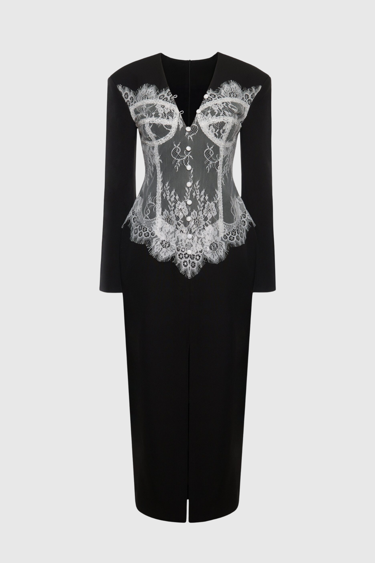 Alvera Lace Midi Blazer Dress