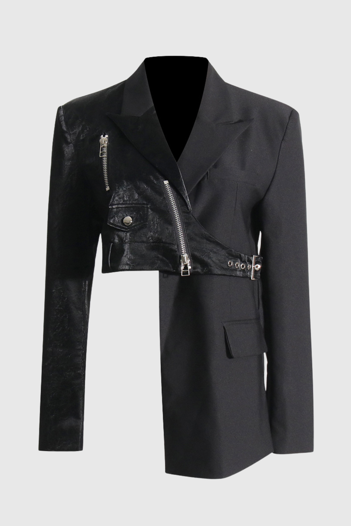 Alvira Asymmetric Deconstruct Blazer