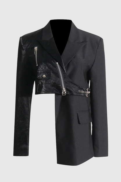 Alvira Asymmetric Deconstruct Blazer