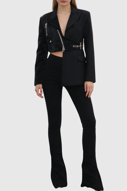 Alvira Asymmetric Deconstruct Blazer