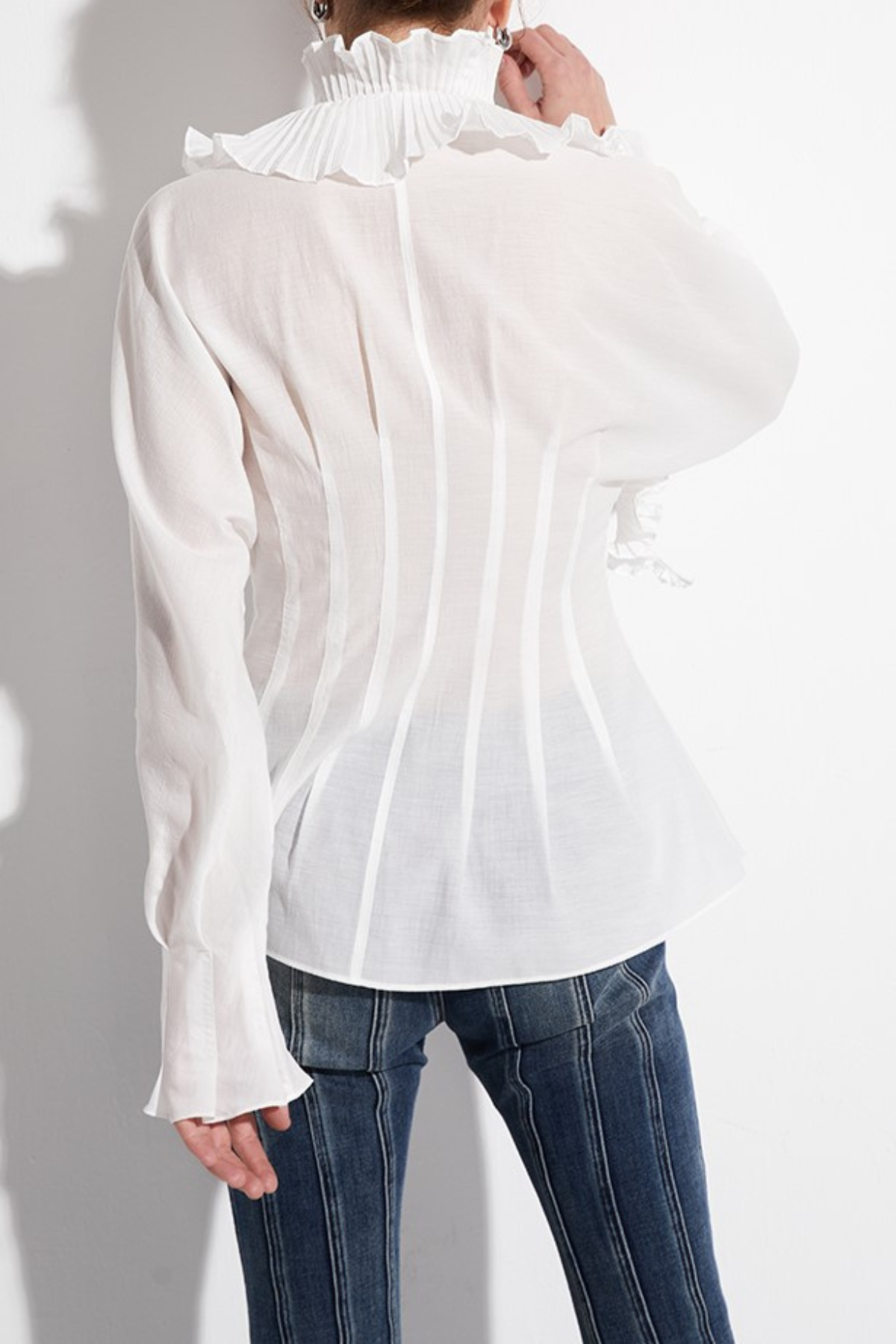 Aminata Ruffle Corset Shirt
