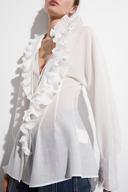 Aminata Ruffle Corset Shirt