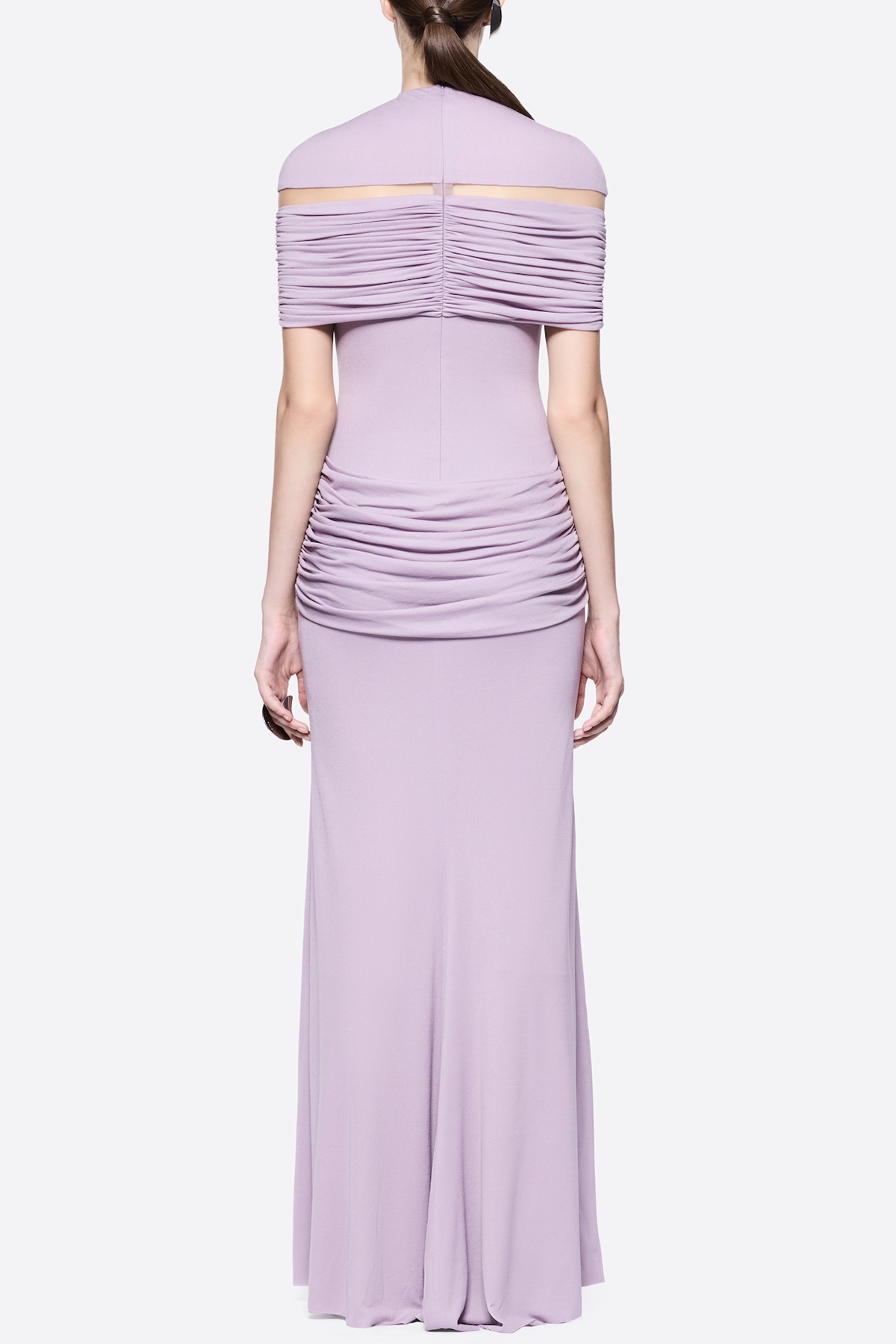 Amoda Cutout Ruched Maxi Dress - Purple