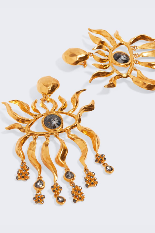 Andria Eyes Rhinestone Earrings
