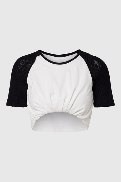 Angier Gathered Crop Top