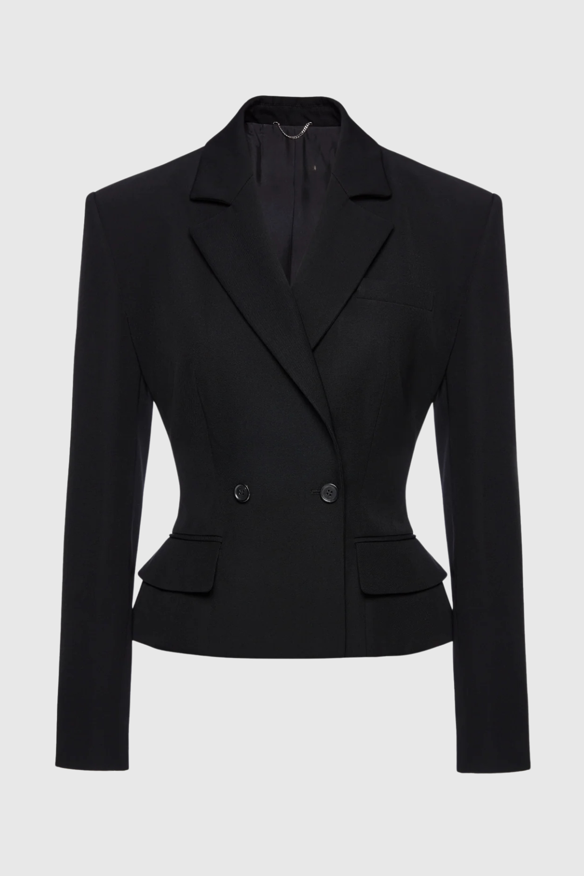 Annaka Peplum Blazer - Black
