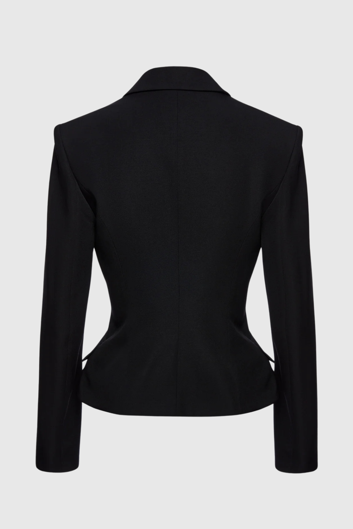 Annaka Peplum Blazer - Black