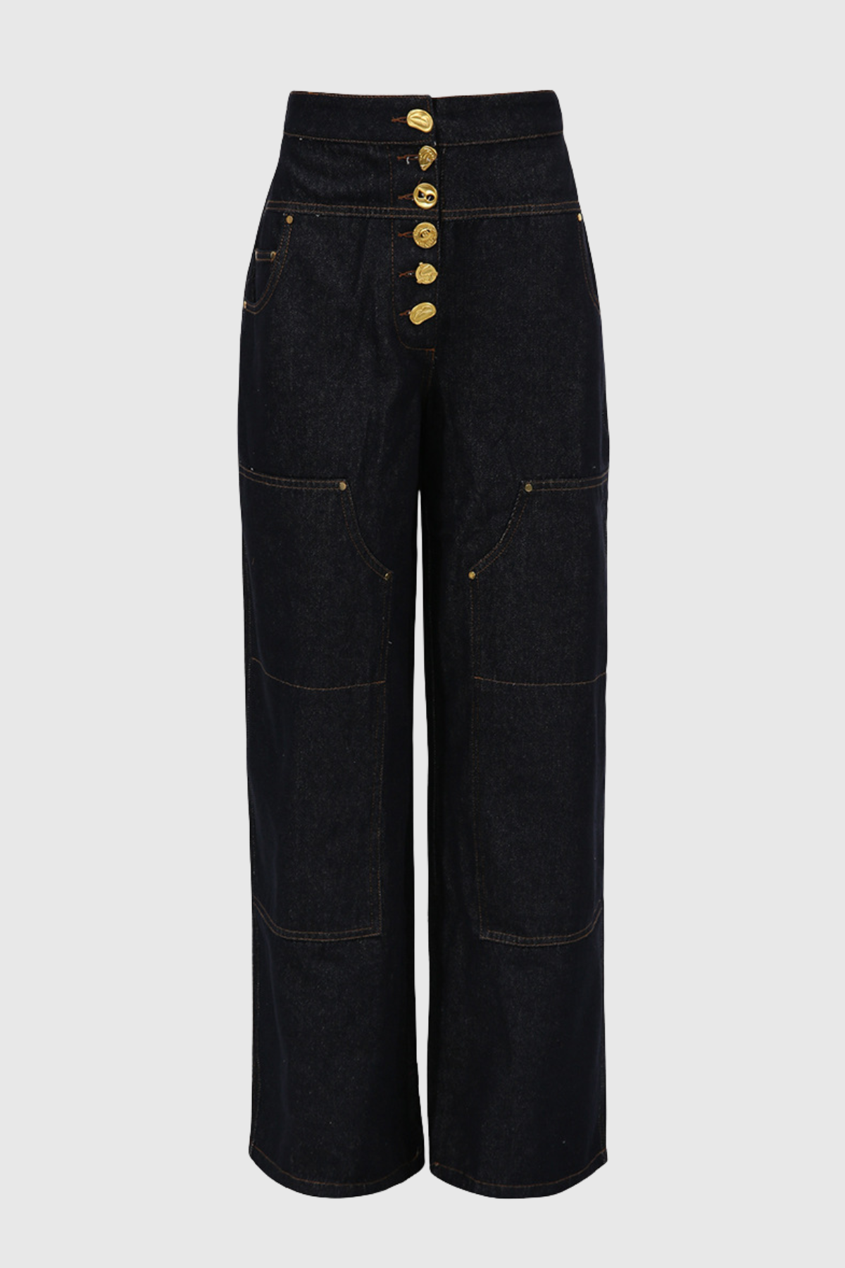 Annema Buttoned Embellished Jeans