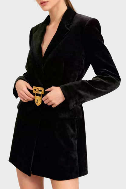 Annick Keyhole Lace Up Blazer