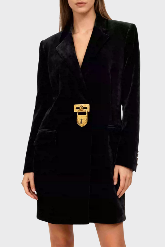 Annick Keyhole Lace Up Blazer