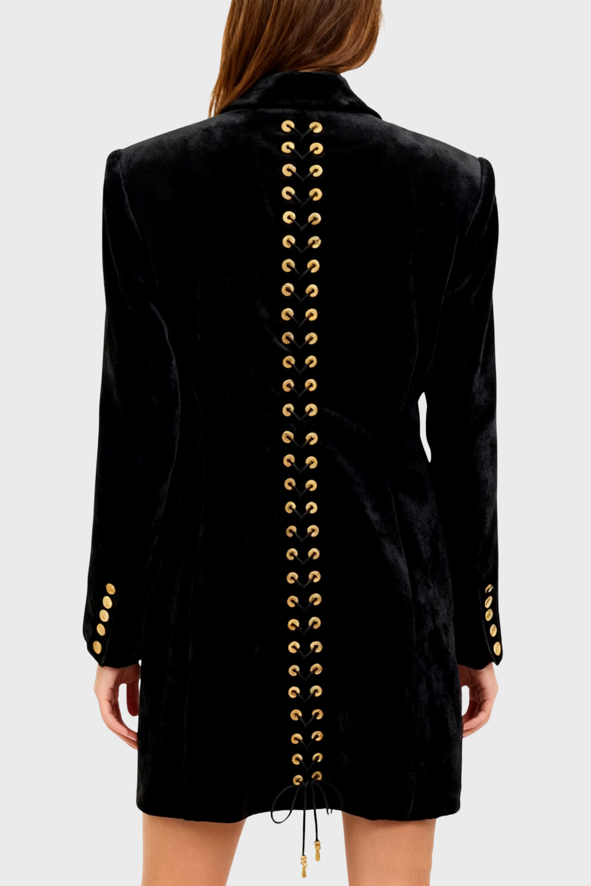 Annick Keyhole Lace Up Blazer