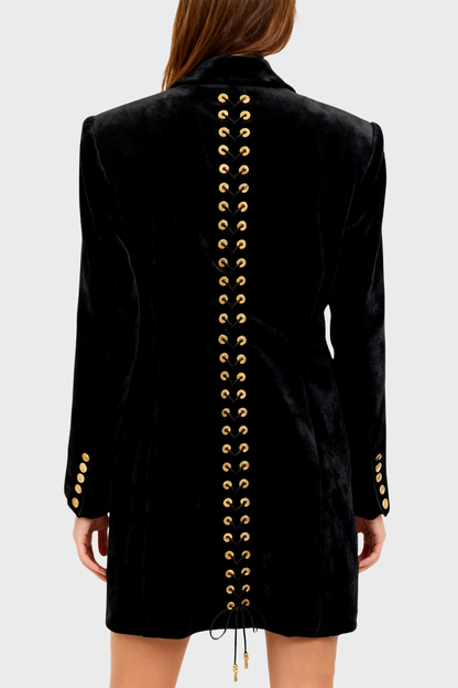 Annick Keyhole Lace Up Blazer