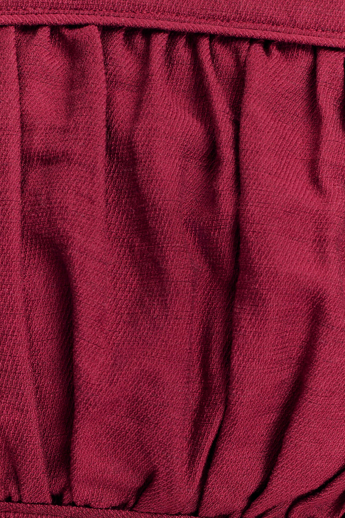 Annike Ruched Top & Knot Maxi Skirt Set - Wine